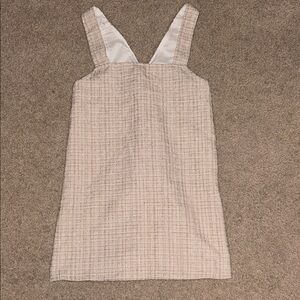 Chic Beige Sleeveless Dress